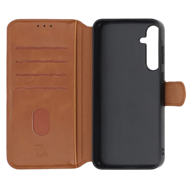 Samsung Galaxy A15 Plånboksfodral Rvelon - Brun Brun