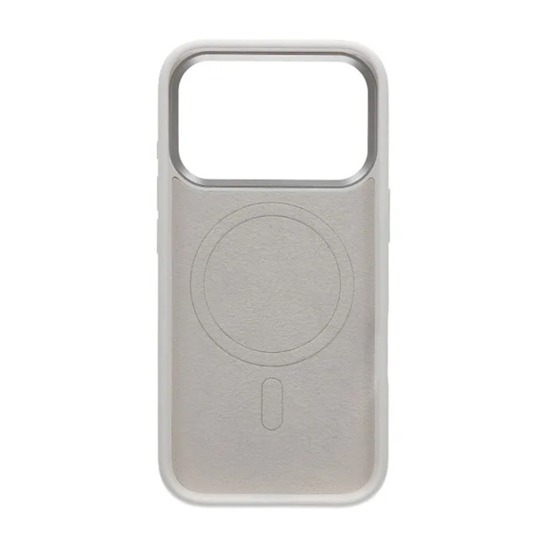 Mobilskal Silikon med Magsafe för iPhone 17 Pro - Vit