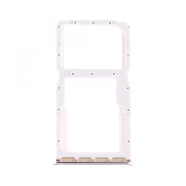 Huawei P30 Lite Minneskort/Simkortshållare - Vit Vit