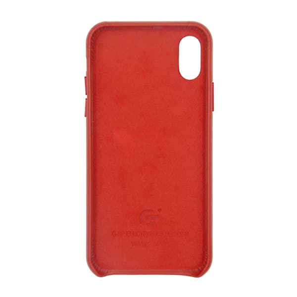 iPhone X/XS Läderfodral - Röd Red