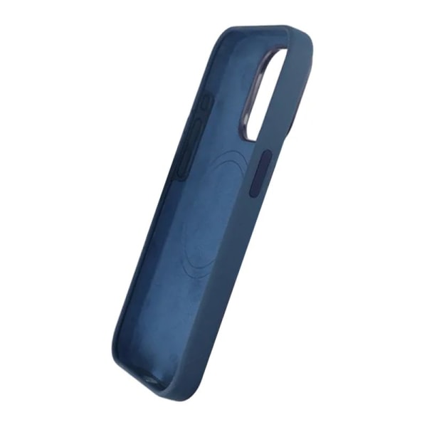 iPhone 15 Pro Silikonskal Rvelon MagSafe - Mörkblå Mörkblå