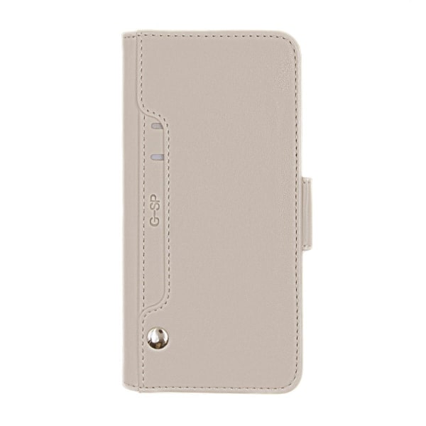 iPhone X/XS Plånboksfodral Stativ och extra Kortfack G-SP -  Grå Grey