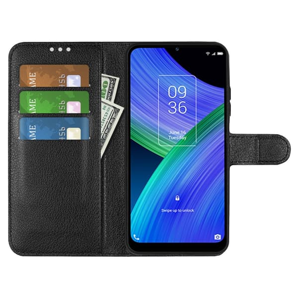 Samsung Galaxy A23 5G Plånboksfodral med Stativ - Svart Black