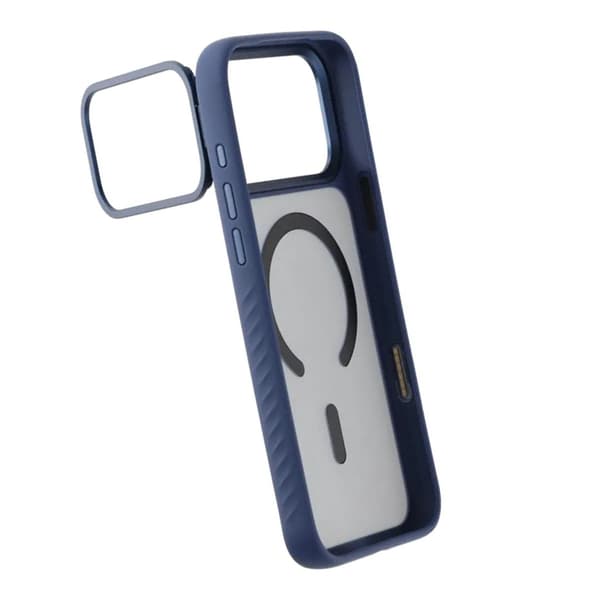 Magnetiskt Spegelskal med Kamerastöd för iPhone 17 Pro Max - Blå blå