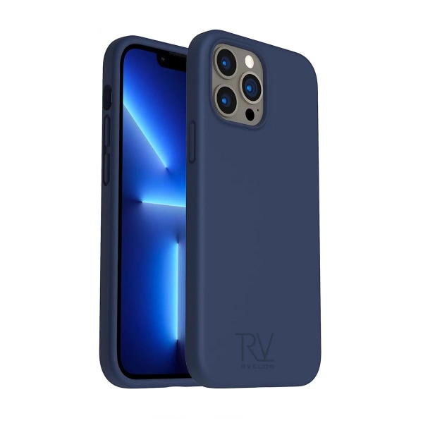 iPhone 12/12 Pro Silikonskal Rvelon - Blå Isblå