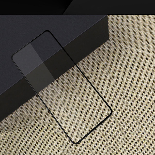 Skärmskydd Xiaomi Redmi Note 10 5G - 3D Härdat Glas Svart (miljö) Svart