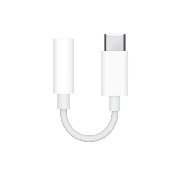 USB-C till 3.5mm Adapter White