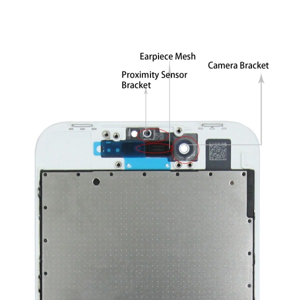 iPhone 8 LCD Skärm Refurbished - Vit White