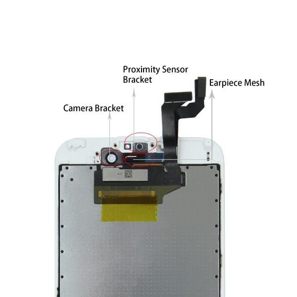 iPhone 6S LCD Skärm Refurbished - Vit Vit