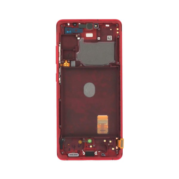 Samsung S20 FE 4G Skärm med LCD Display Original - Röd Wine red