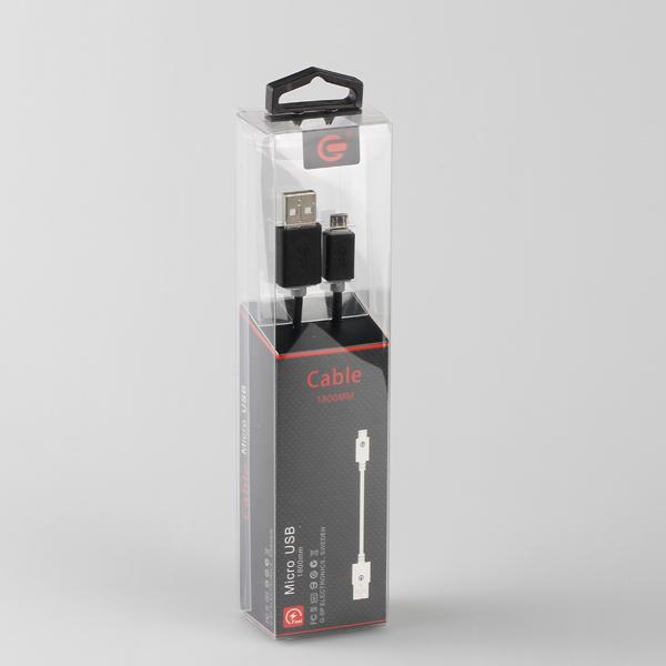 G-SP Micro USB -kaapeli, musta 1,8 m musta