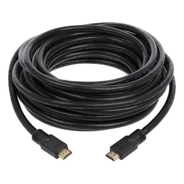 iiglo HDMI-kabel 15 m, Svart - Nyskick sort