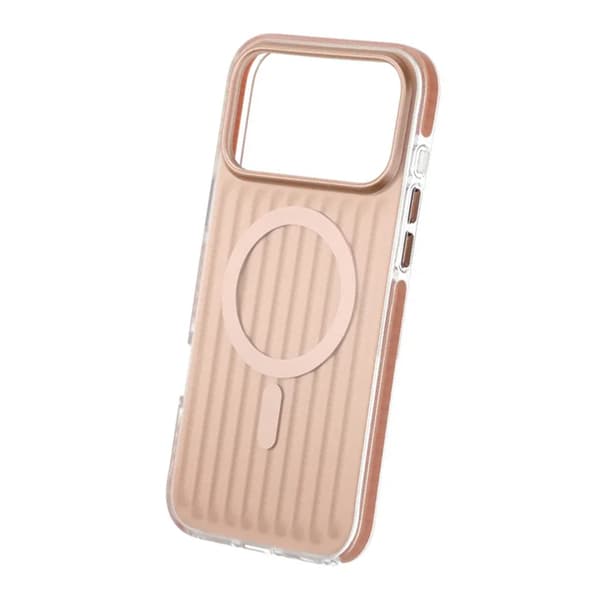 Mobilskal Korrugerad Magsafe för iPhone 17 Pro Max - Guld Gold