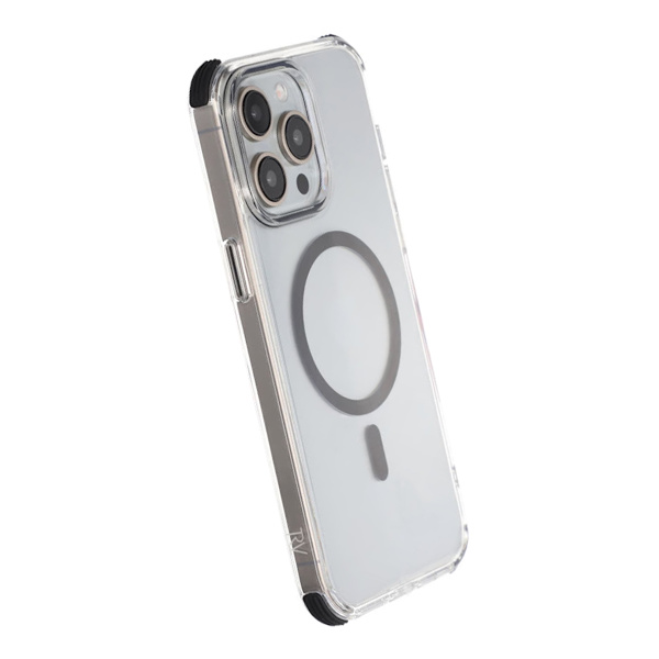 iPhone 15 Pro Rvelon Mobilskal Magnet med Kantskydd - Svart Svart