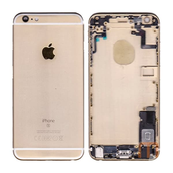 iPhone 6S Plus Baksida med Komplett Ram - Guld guld