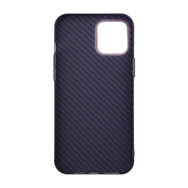 Kolfiber Skal iPhone 12 Pro Max - Lila Lila