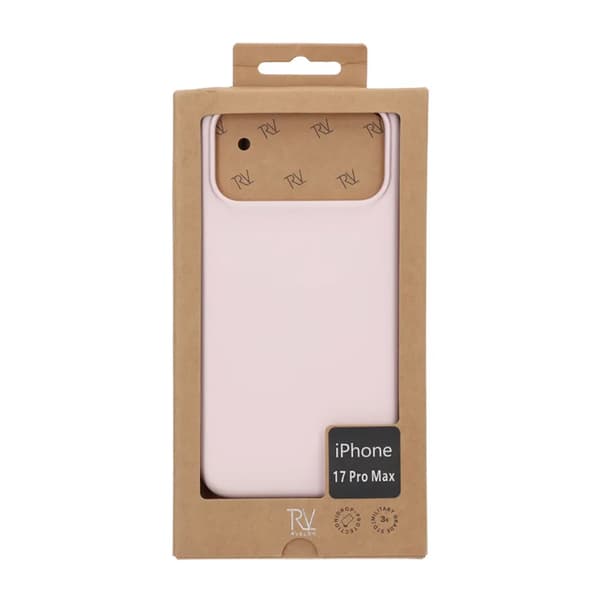 Rvelon Mobilskal Silikon MagSafe för iPhone 17 Pro Max - Ljusrosa rosa