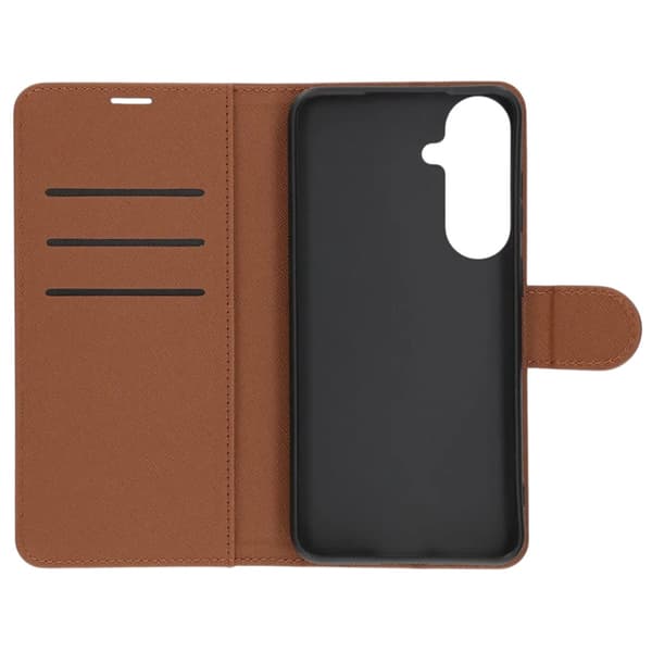 Pungcover med stativ til Samsung Galaxy S26 FE - Brun brun