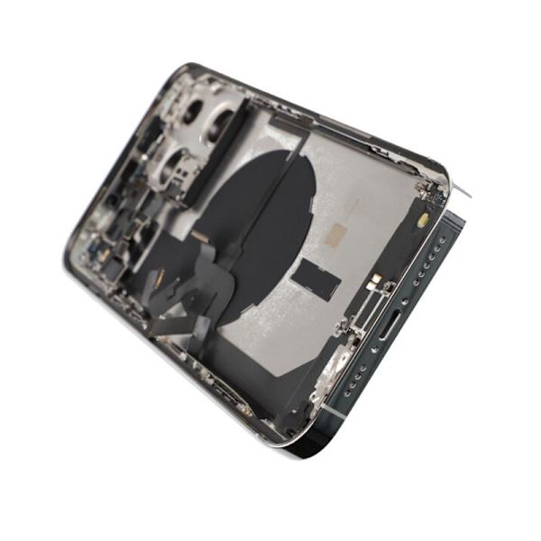 iPhone 14 Pro Max Baksida med Komplett Ram - Silver Silver