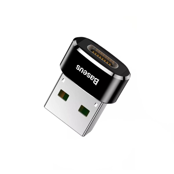 USB-C till USB-A Adapter Baseus Mini Black