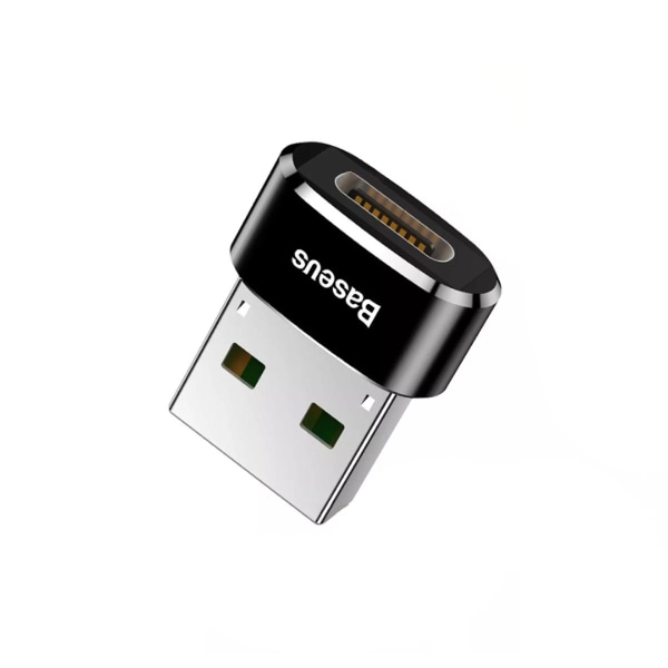 USB-C till USB-A Adapter Baseus Mini Svart