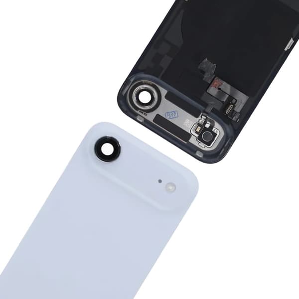 Baksida Glas Original med smådelar för iPhone Air - Blå Blå