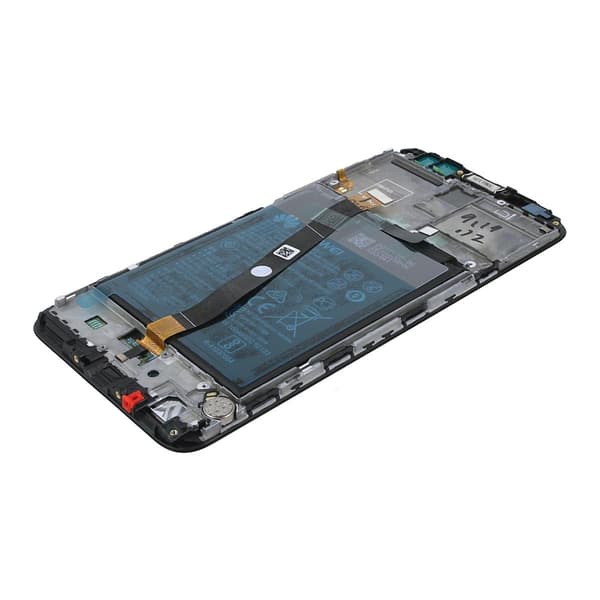 100% Original Huawei Mate 10 Lite Display module frontcover + LCD + Digitizer + Battery black Svart
