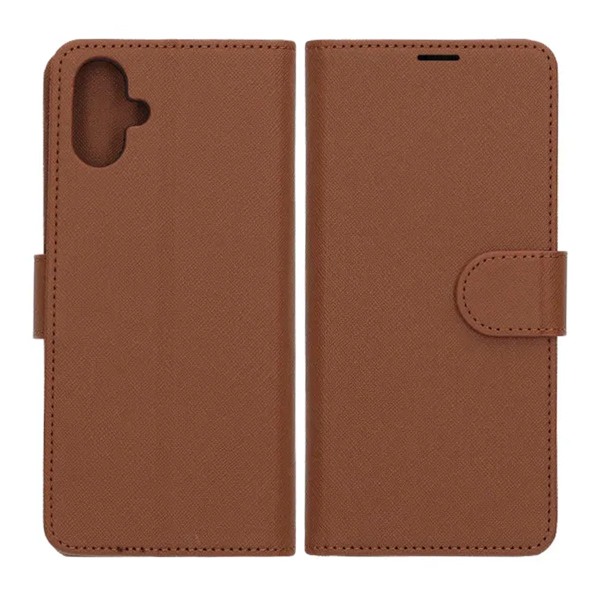 Plånboksfodral med Stativ för Samsung Galaxy A06 - Brun Brown