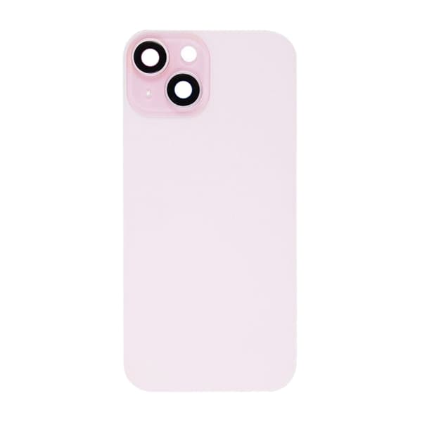 iPhone 15 Plus Baksida Glas med smådelar - Rosa Rosa