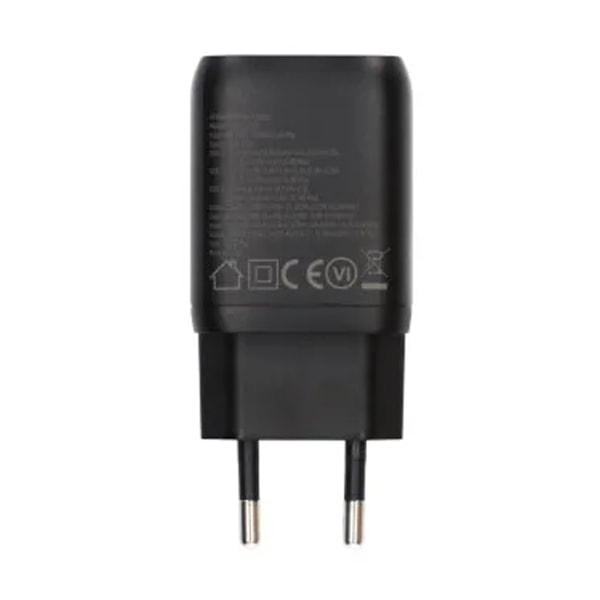 Rvelon Väggladdare 2x USB-C + USB-A 65W GaN - Svart Svart