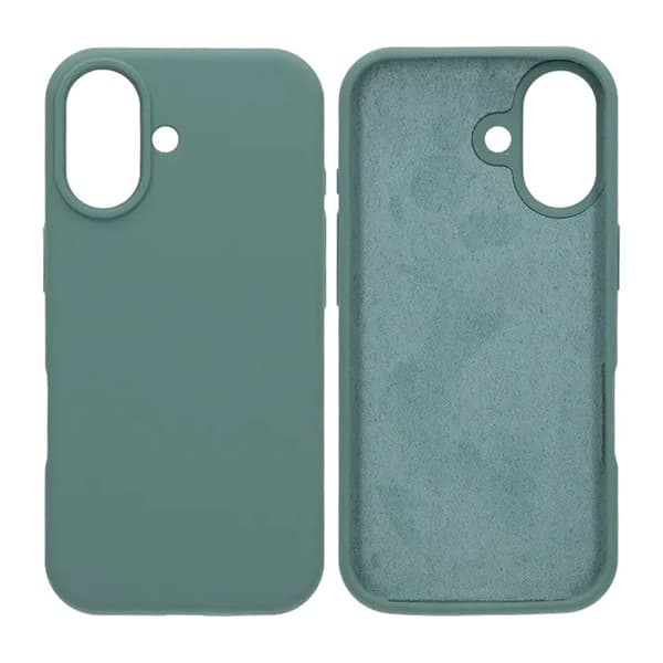 Mobilskal Mjukt Silikon för iPhone 17 - Grön Green