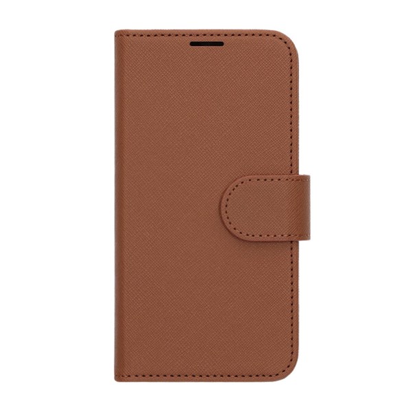 iPhone 16 Plånboksfodral med Stativ - Brun Brown