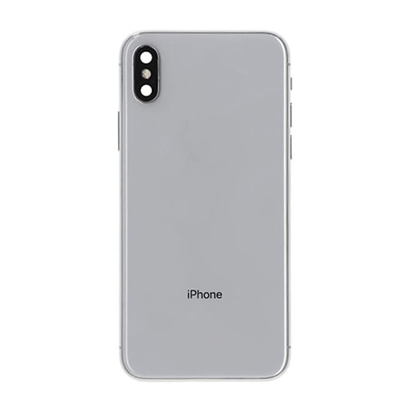 iPhone X Baksida med Komplett Ram - Vit Vit