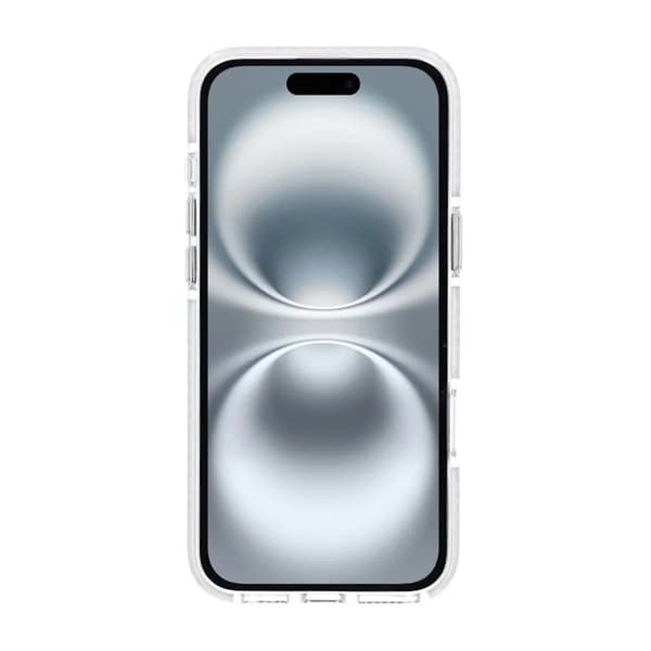 Mobilskal Magnet Dubbelskydd för iPhone 17 - Vit Transparent