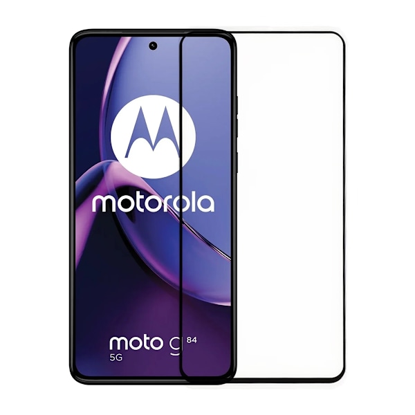 Skärmskydd Motorola Moto G84 5G - 3D Härdat Glas (miljö)