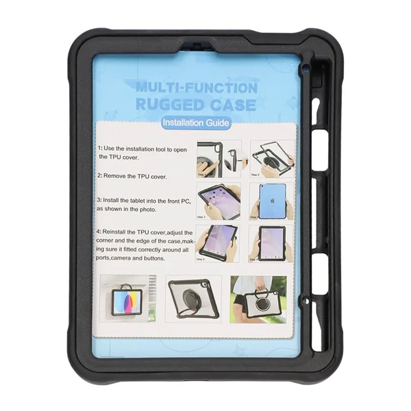 Fodral iPad Mini 6 - Svart Transparent