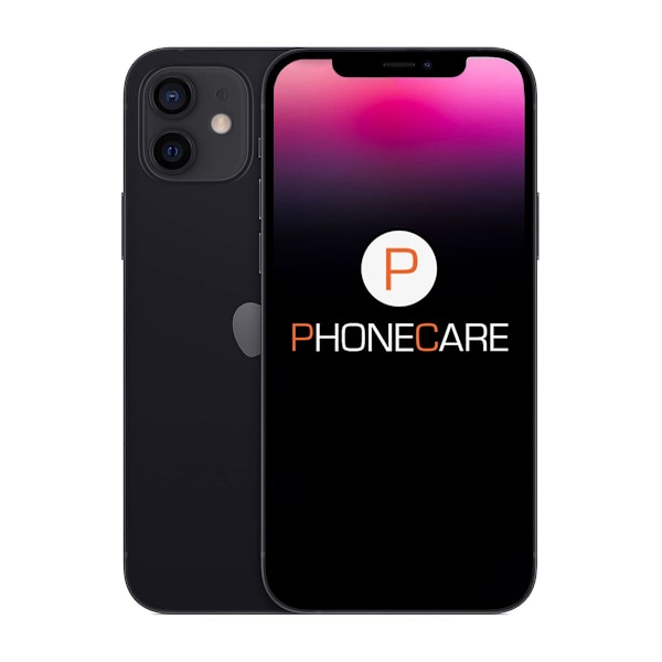 iPhone 12 128GB Svart - Använt skick (C) Svart