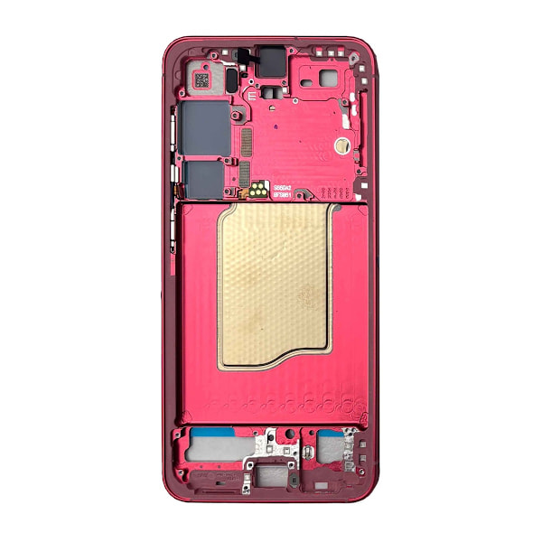 Samsung Galaxy S25 Mittenram - Korall Red