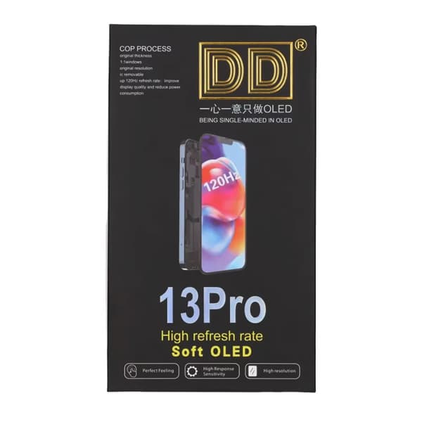 Soft OLED Skärm till iPhone 13 Pro - DD Diagnostic Pass sort