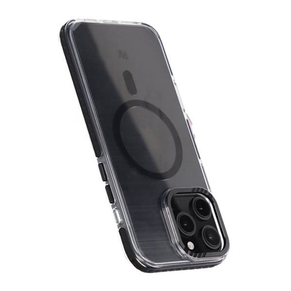 iPhone 16 Pro Max Rvelon Mobilskal Magnet Förstärkt - Svart Svart