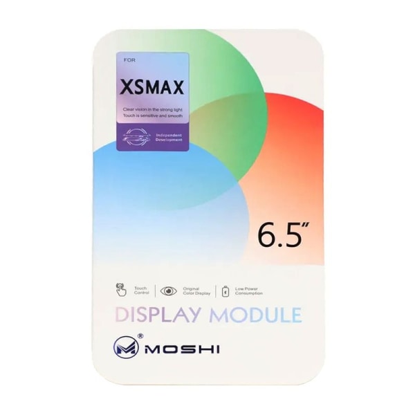 iPhone XS Max Skärm med LCD Display MOSHI Svart