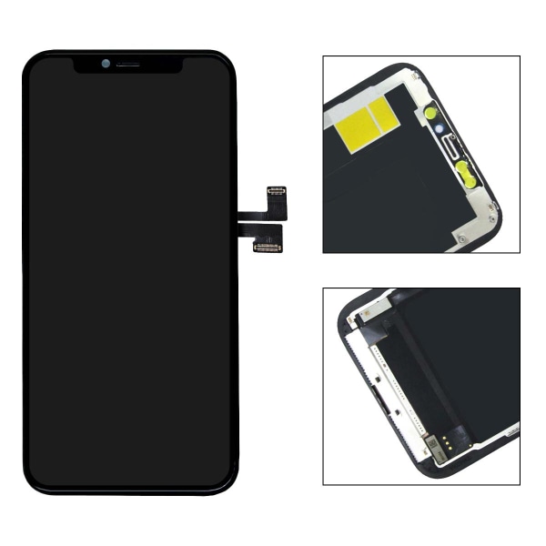 iPhone 11 Pro In-Cell LCD Skärm - Svart Black