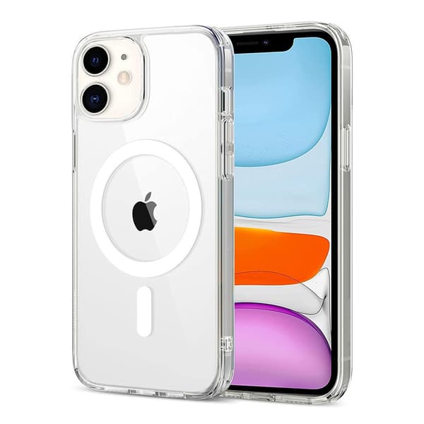 Mobilskal Stöttåligt med Magsafe för iPhone 11 - Transparent transparent