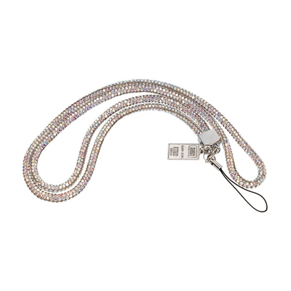 Mobilhalsband Snöre - Iriserande glitter