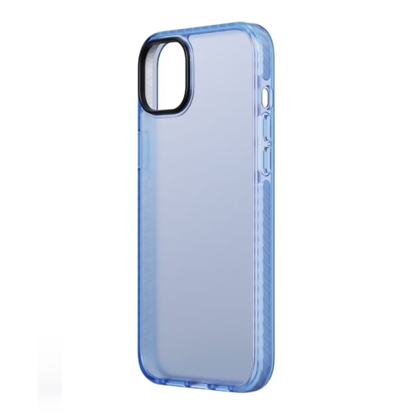 iPhone 15 Plus Stöttåligt TPU Mobilskal - Blå Blå