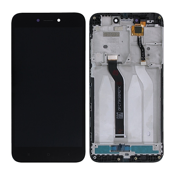 Xiaomi Redmi 5A Komplett Displayenhet Svart (Service Pack) Black