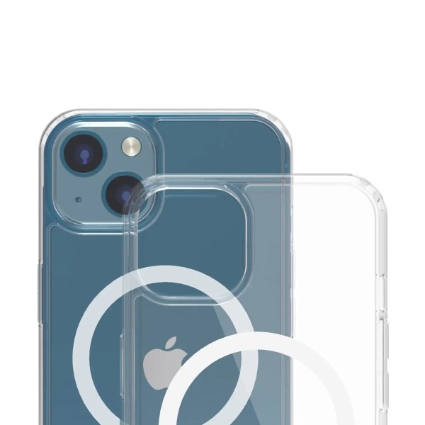 iPhone 13 Skal - MagSafe Stöttåligt Rvelon Transparent Transparent