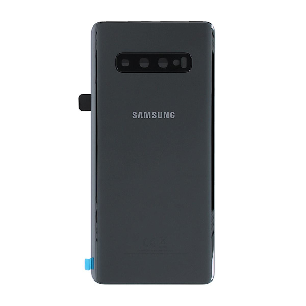 Samsung Galaxy S10 Plus (SM-G975F) Baksida Original - Keramik Svart Svart