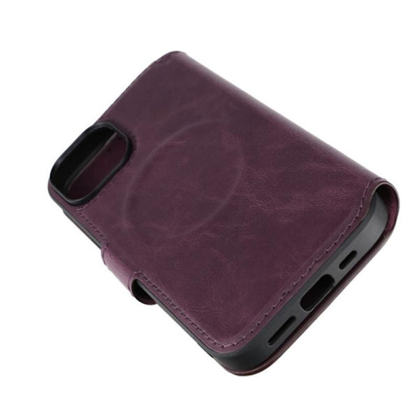 iPhone 15 Plånboksfodral med Magsafe Rvelon - Lila Lila