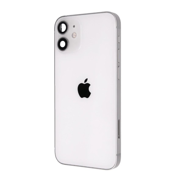 iPhone 12 Mini Baksida med Komplett Ram - Vit White